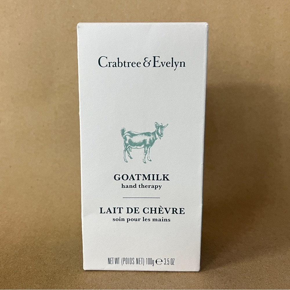 Crabtree & Evelyn Goat Milk Hand Therapy Cream 3.5oz 100 ml Full Size